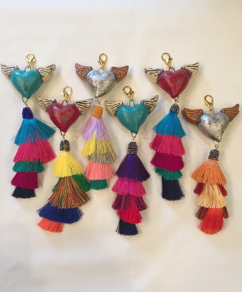 Fancy Sacred Heart Keychain |  Sale Items