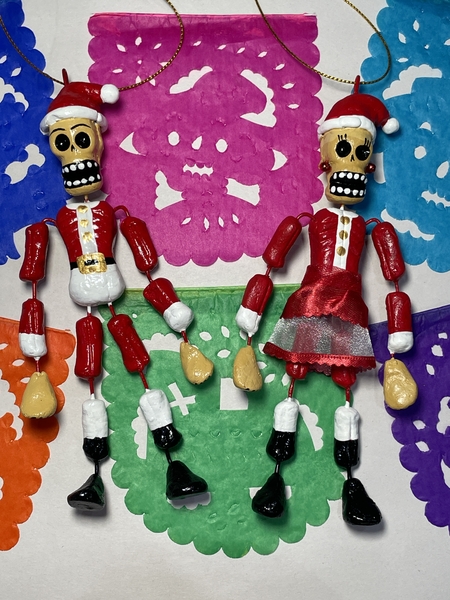 Santa Calaveras, Set of FOUR |  New Arrivals