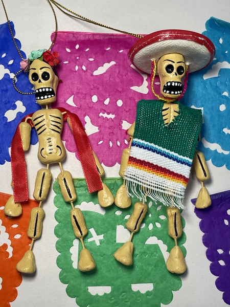 Calavera and Frida Skeletons, Set of FOUR | More Frida Kahlo...