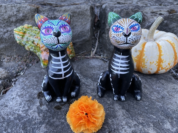 Day of the Dead Cat, Small, S/2 |  New Arrivals