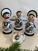 Image Black and White Mexican Nativity, Four Pieces