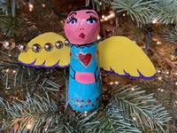 Image Colorful Angel Ornament