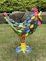 Image Rooster with Feathers, Large